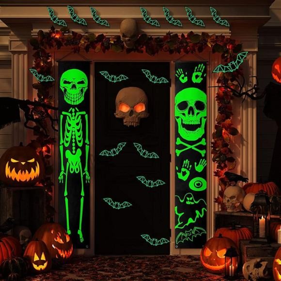 Halloween Decorations Outdoor Indoor Luminous Banners - Picture 1 of 7